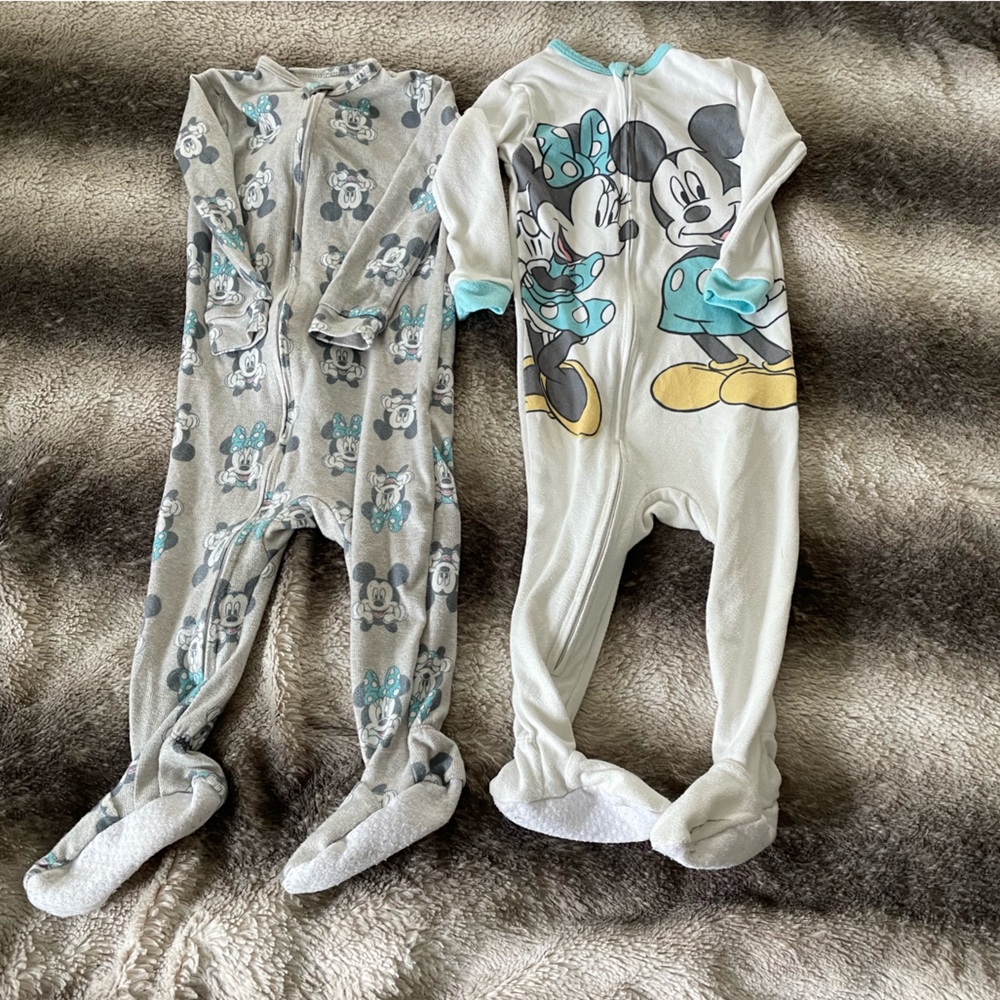 Disney Baby 12month footie pjs